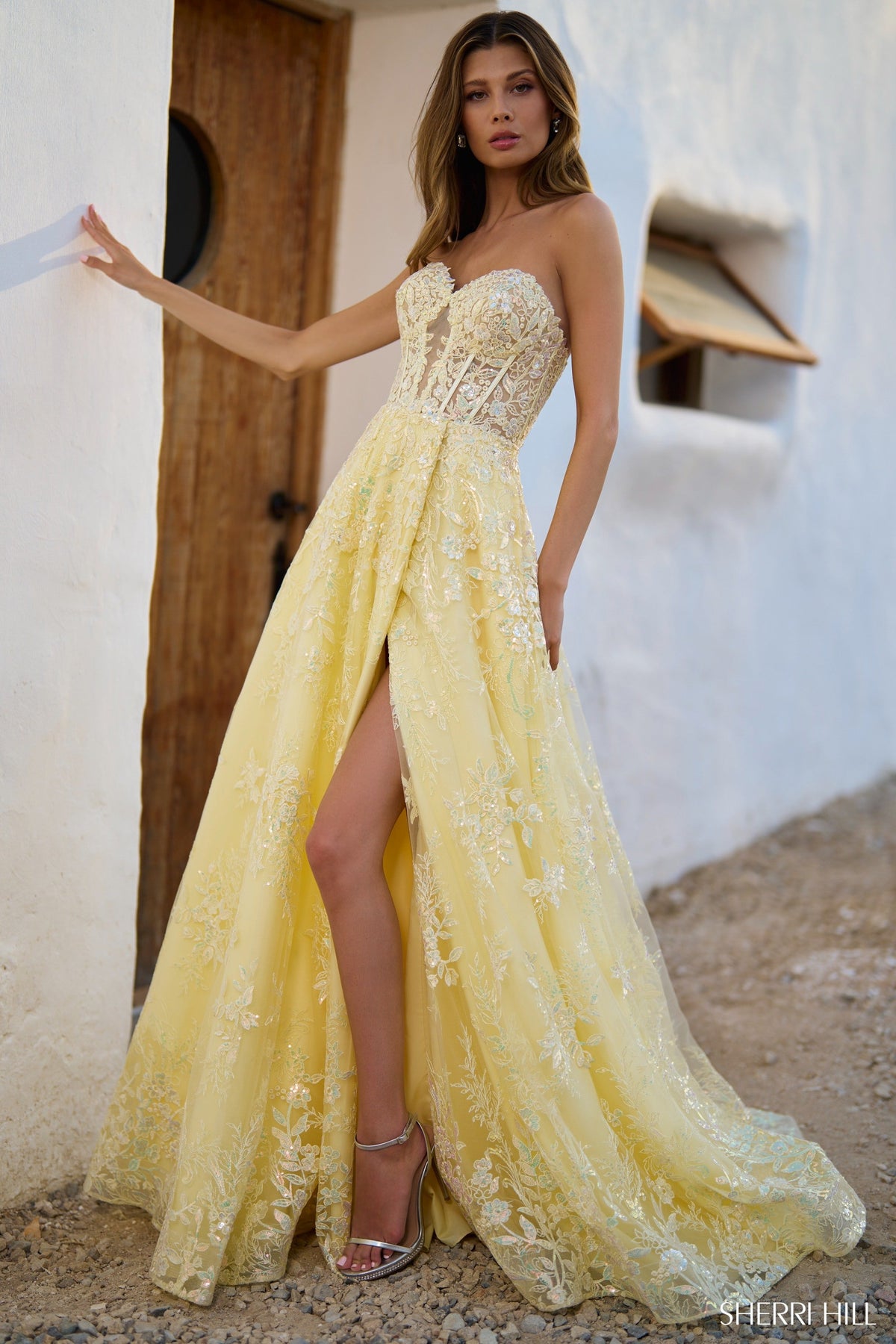 Sherri Hill Sherri-Hill-56577-yellow-54814