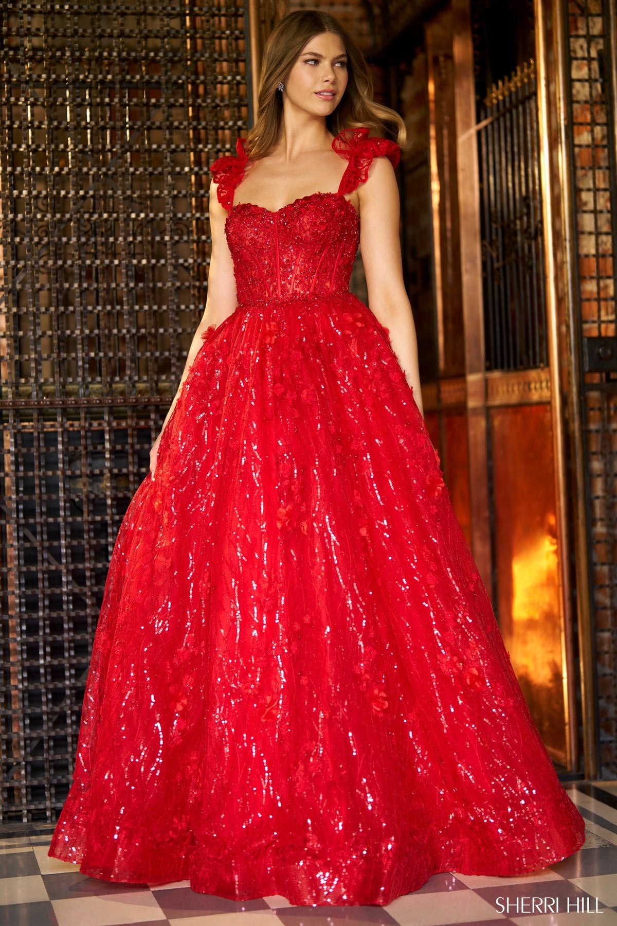 Sherri Hill Sherri-Hill-56673-red-54635