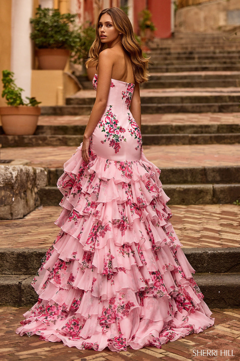 Sherri Hill Sherri-Hill-57144-pink-print-56047