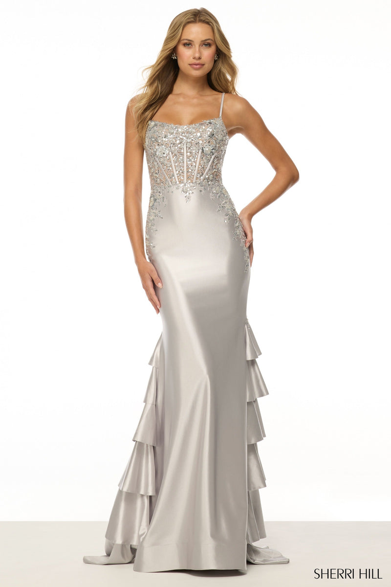 Sherri Hill Sherri-Hill-57189-silver-55946
