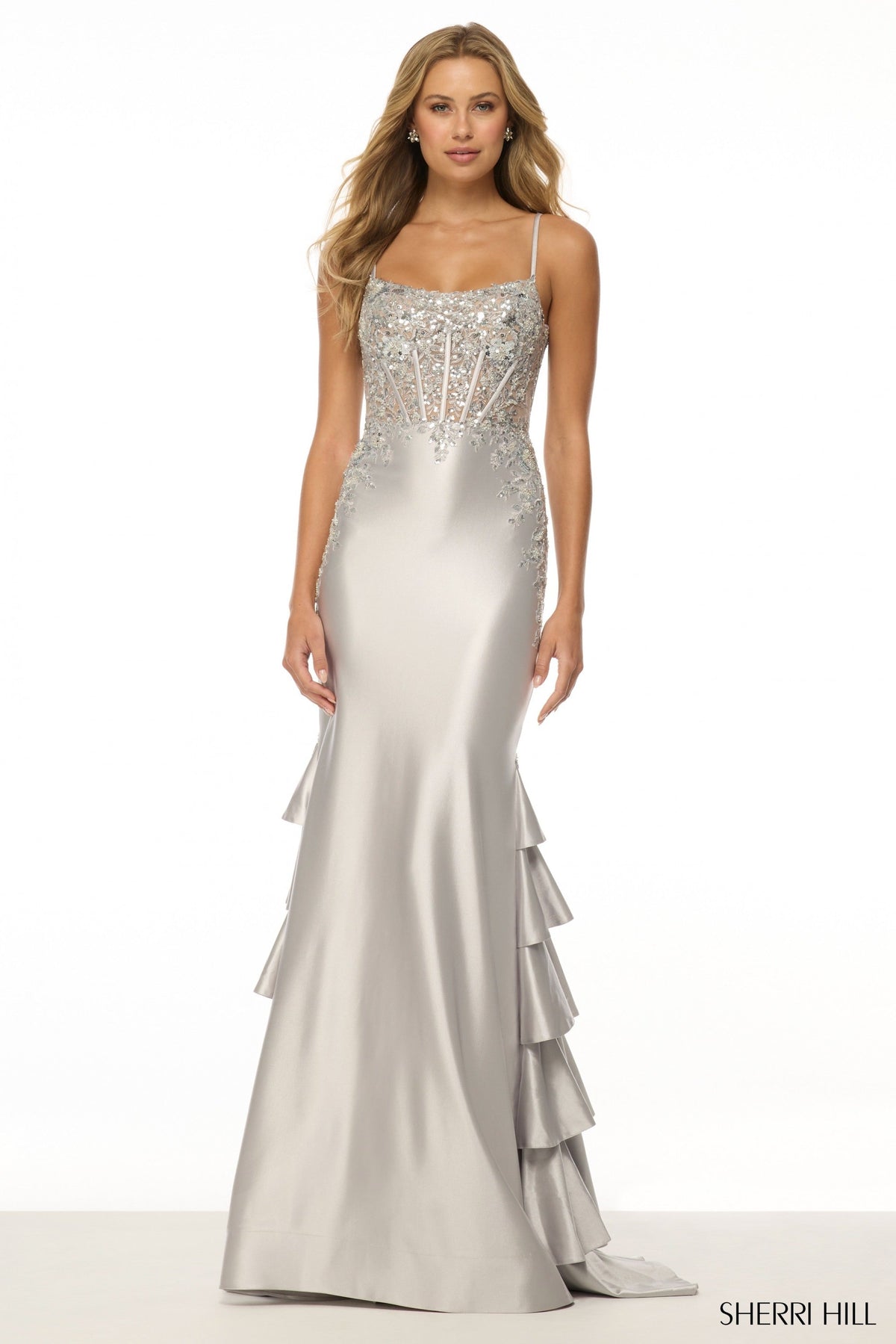 Sherri Hill Sherri-Hill-57189-silver-55947