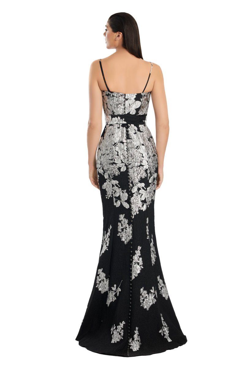 Alexander by Daymor 3088s25-black-silver-dress-only-b