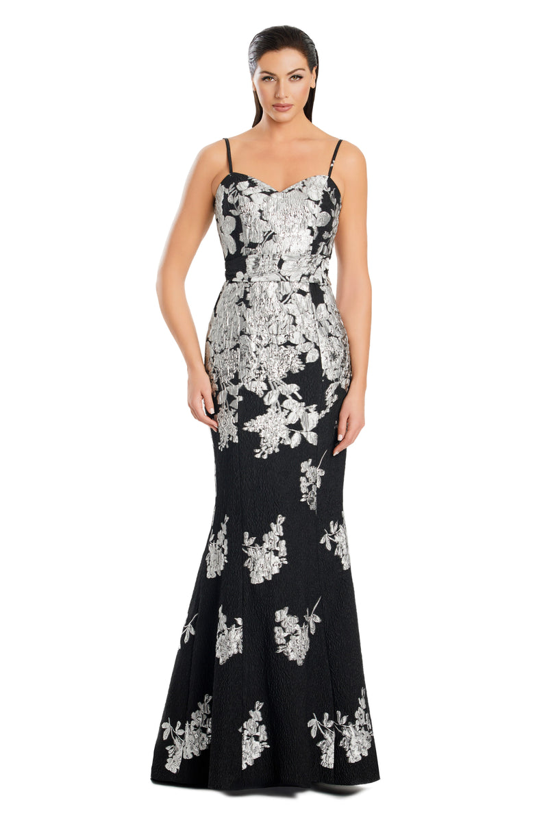 Alexander by Daymor 3088s25-black-silver-dress-only-f