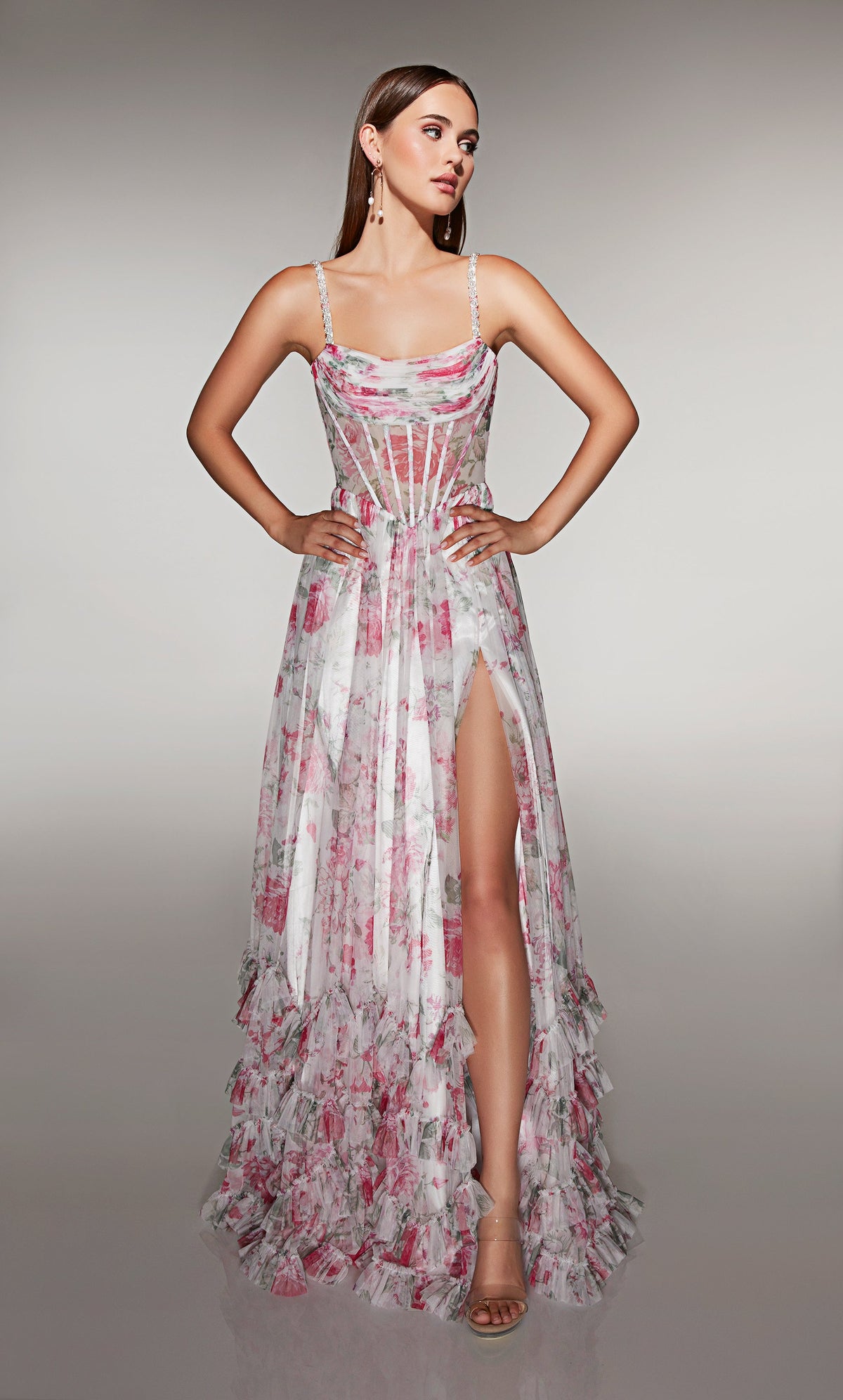 Alyce Paris 62202_PINK_WHITE_F1