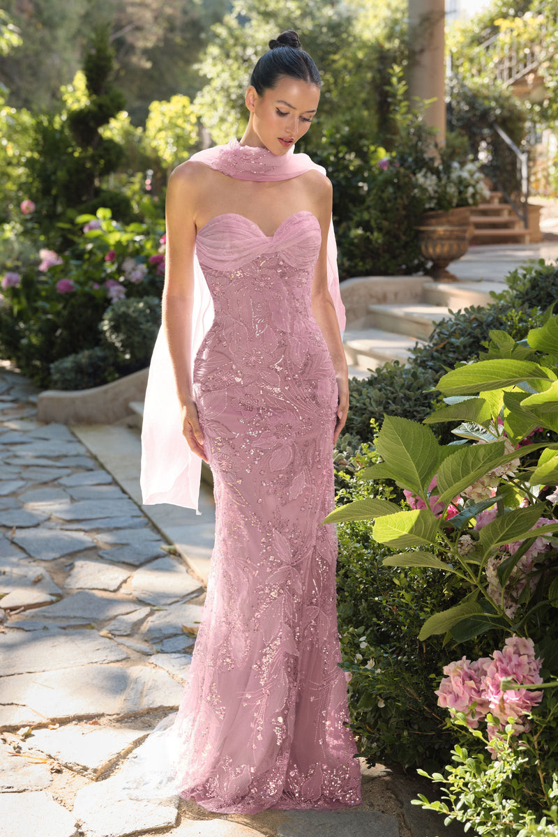 Andrea & Leo Couture a1484-mauve-front