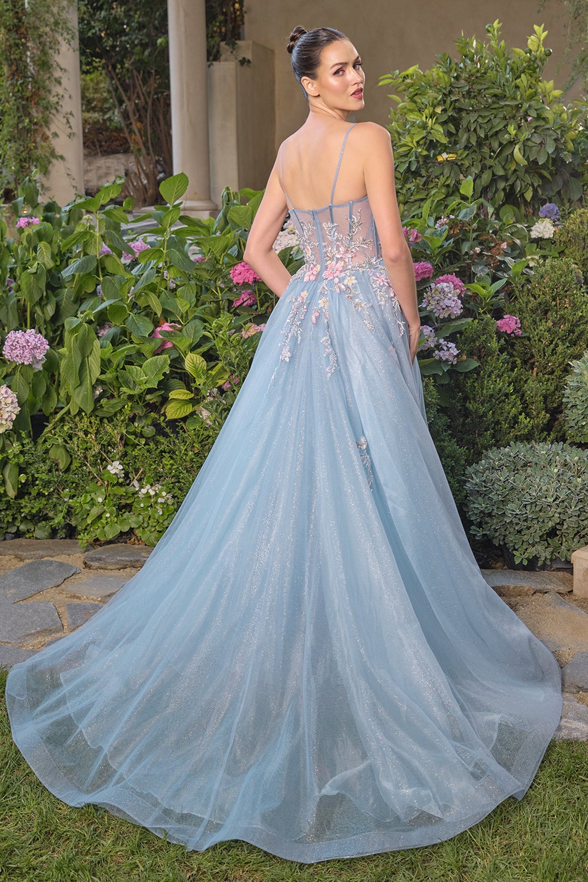 Andrea & Leo Couture a1490-blue-back