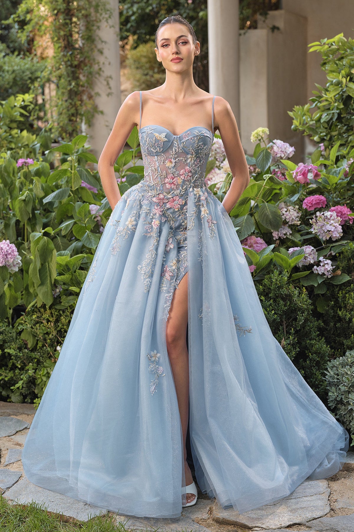 Andrea & Leo Couture a1490-blue-front