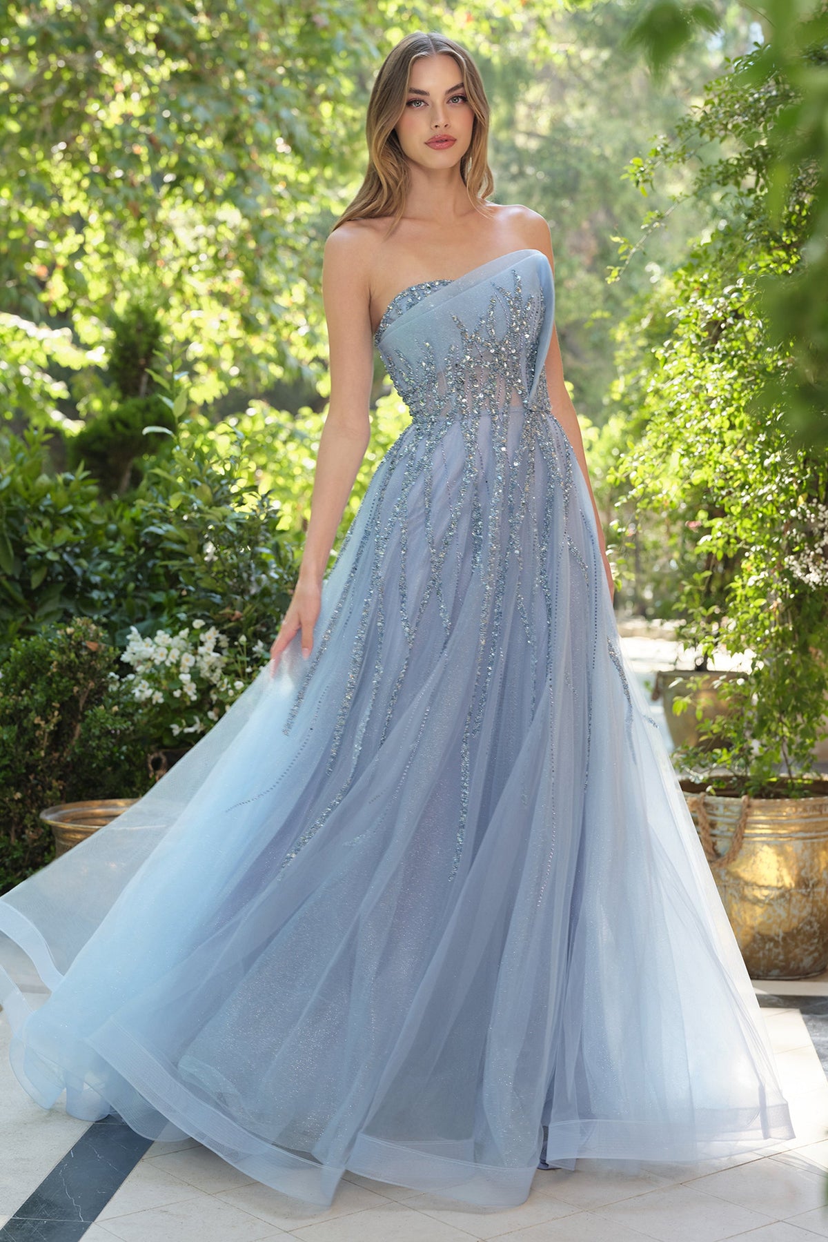 Andrea & Leo Couture a1491-smoky-blue-front