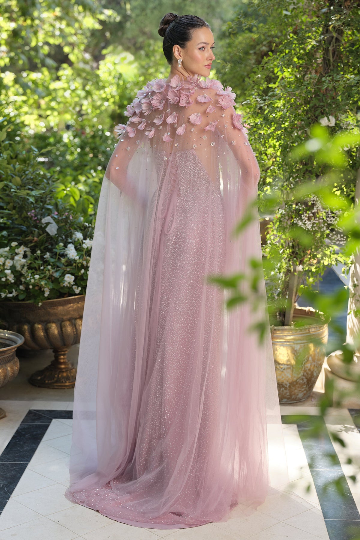 Andrea & Leo Couture a1494-pink-back