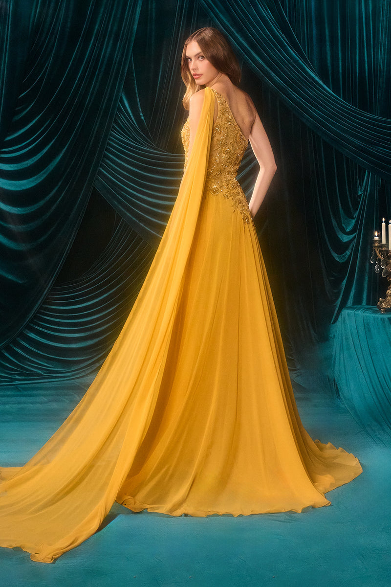 Andrea & Leo Couture a1495-marigold-back