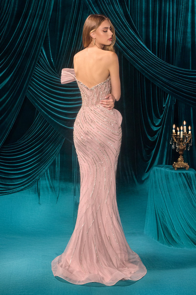 Andrea & Leo Couture a1504-mauve-back