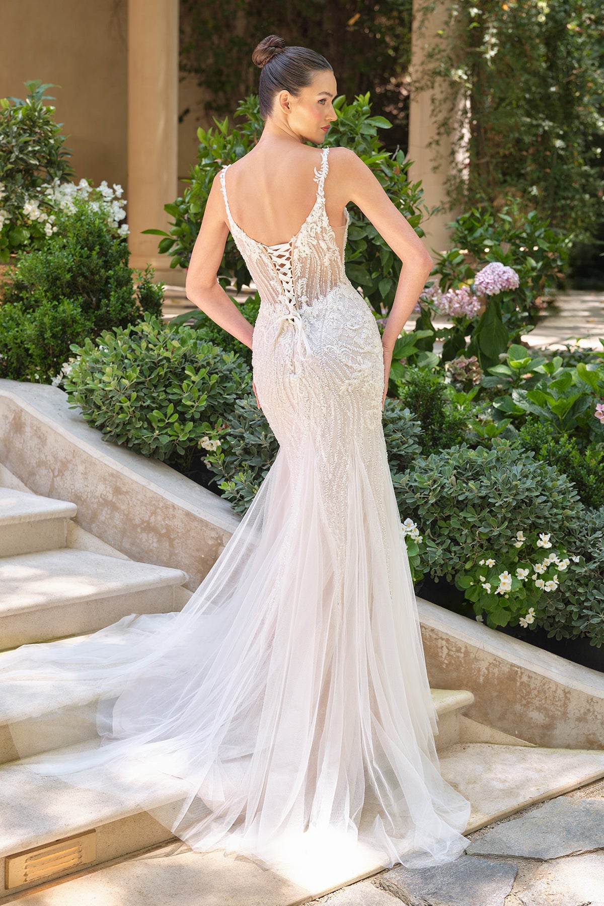 Andrea & Leo Couture wl066-off-white-back