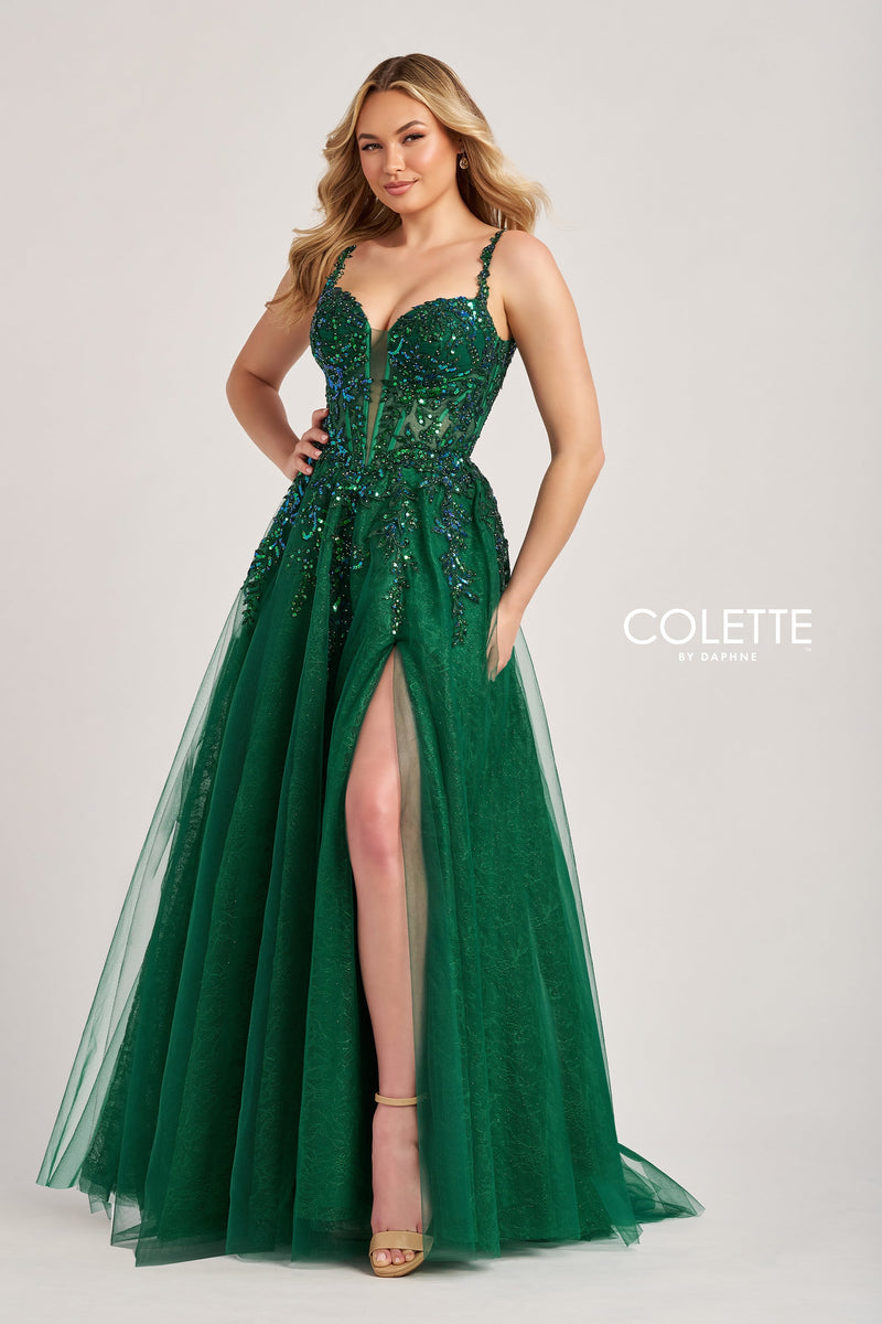 Colette by Daphne CL6018-emerald-c