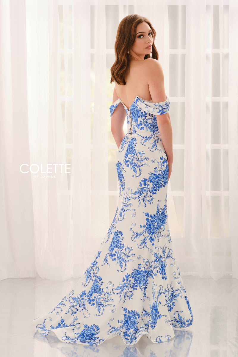 Colette by Daphne CL6127-white-blue-b