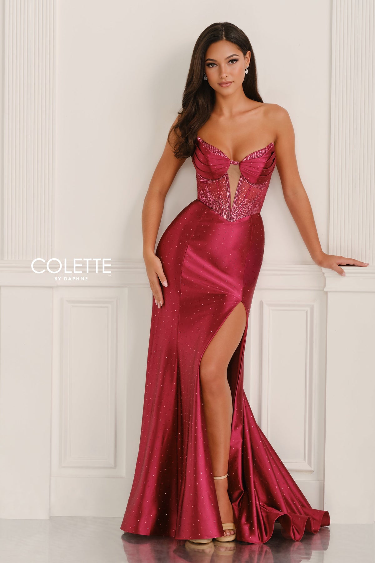 Colette by Daphne CL6129-merlot-d