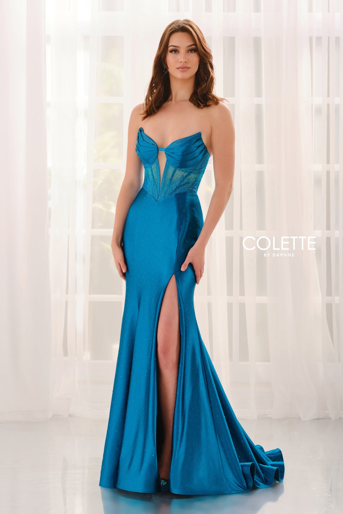 Colette by Daphne CL6129-peacock-a