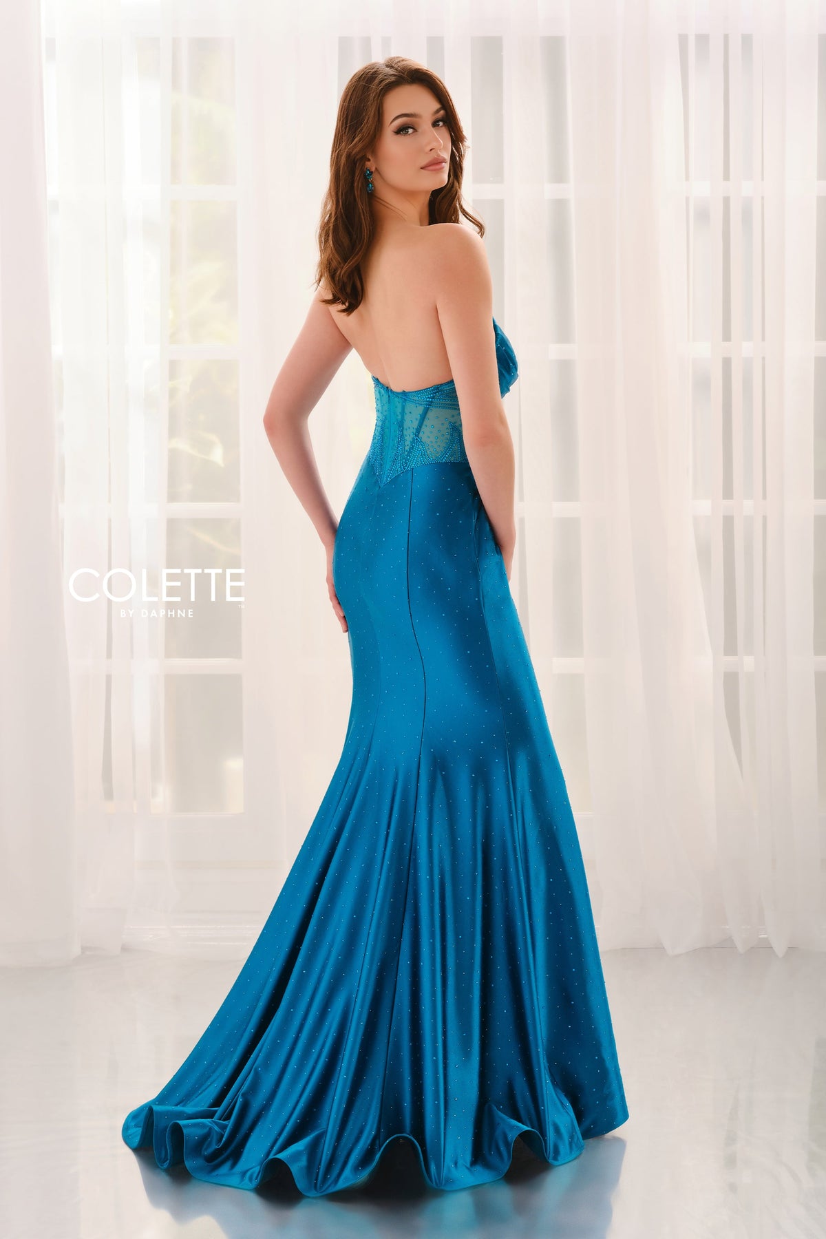 Colette by Daphne CL6129-peacock-b