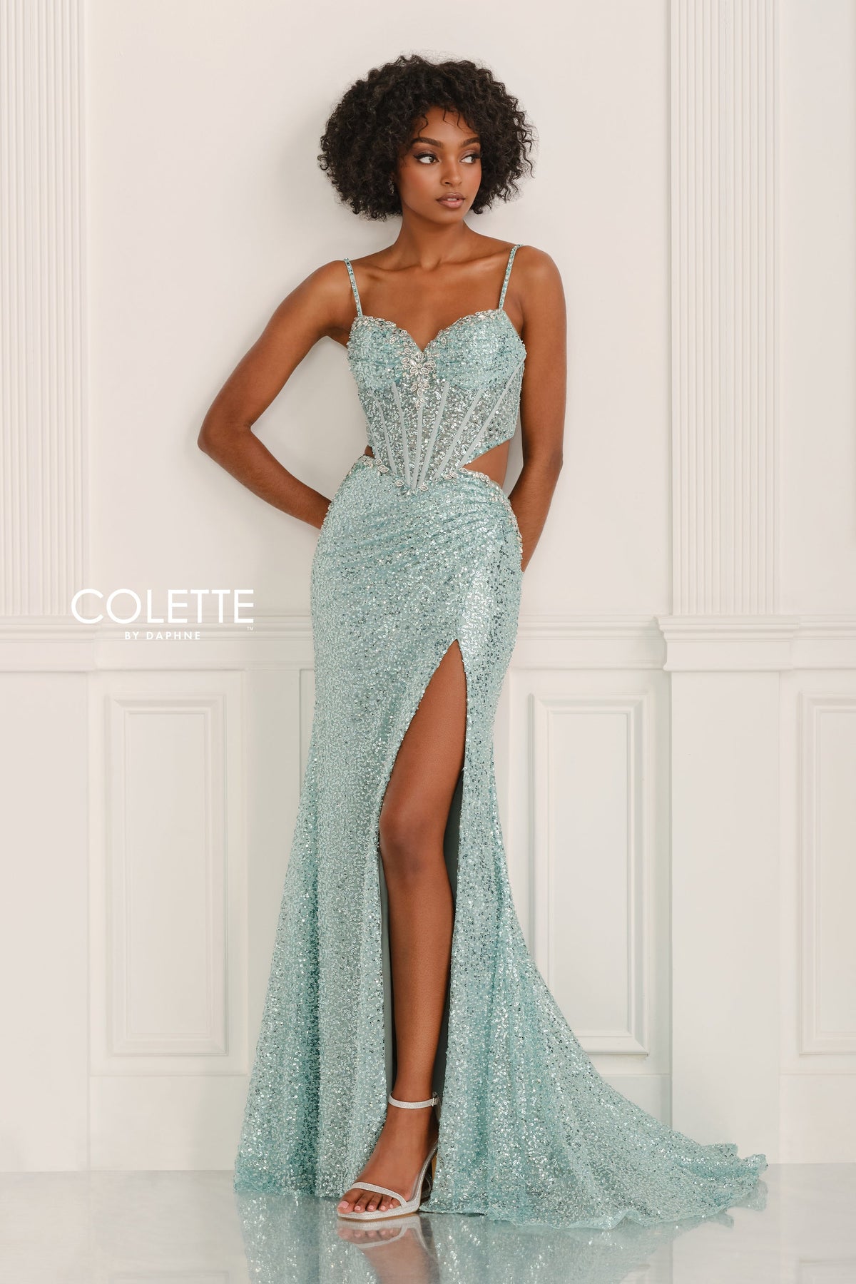 Colette by Daphne CL6145-aqua-c