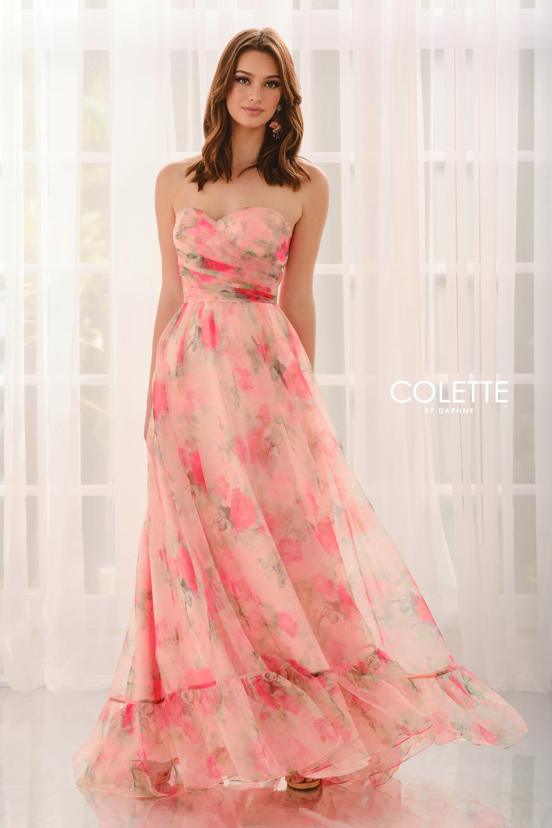 Colette by Daphne CL6167-coral-multi-a