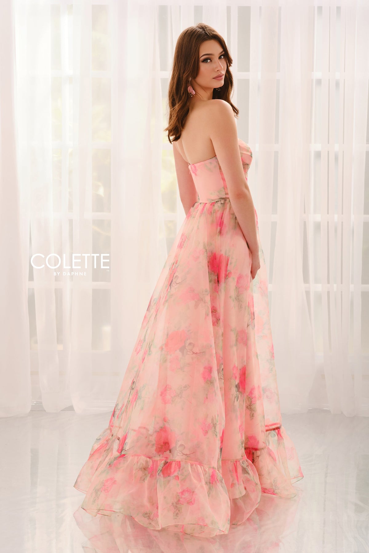 Colette by Daphne CL6167-coral-multi-b