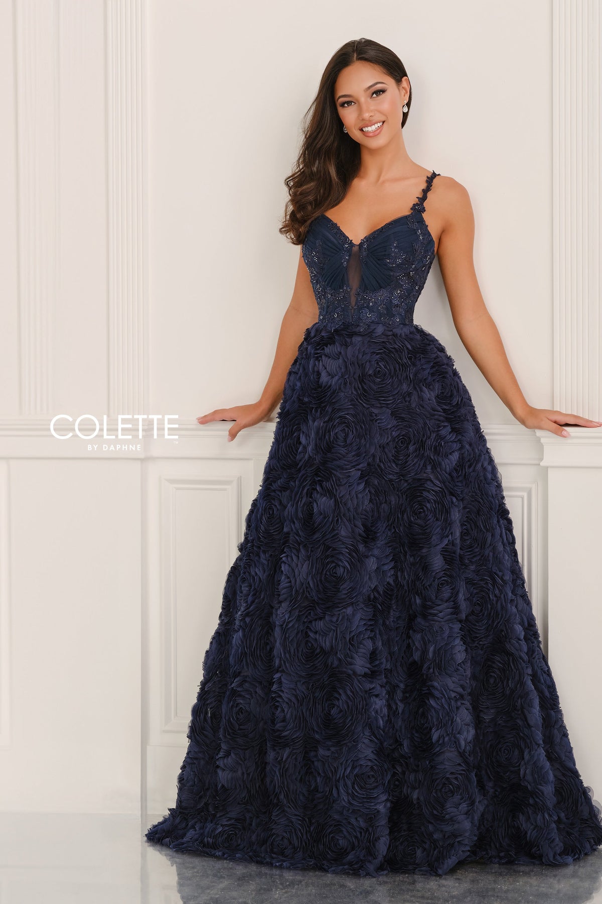 Colette by Daphne CL6223-navy-blue-c