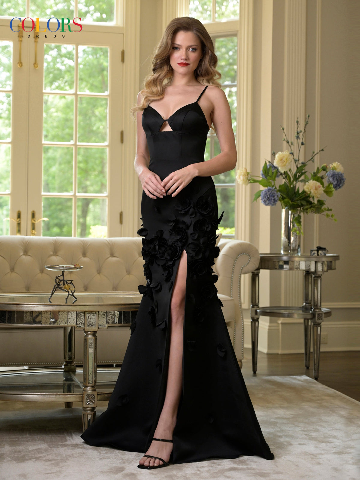 Colors Dress 3736_BLACK_F1