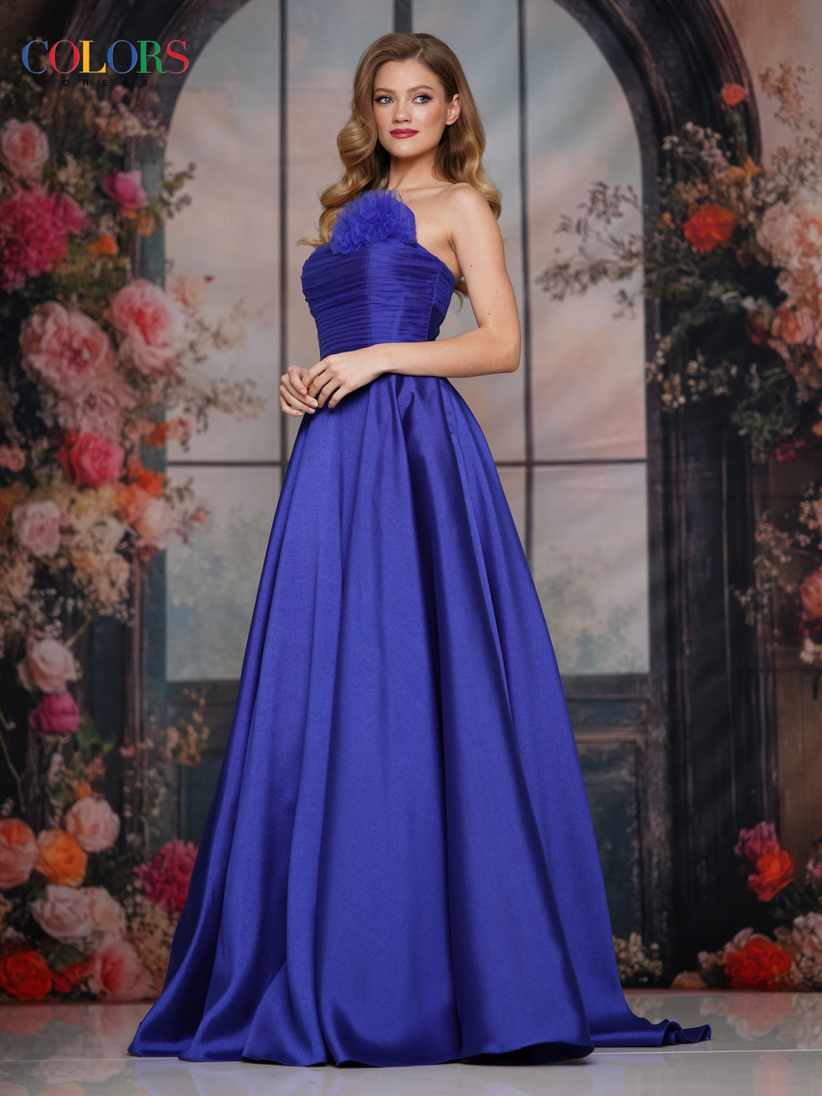 Colors Dress 3737_SAPHIRE_F1