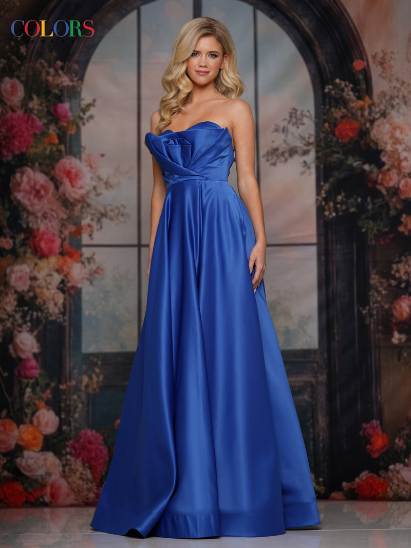 Colors Dress 3738_ROYAL_F1
