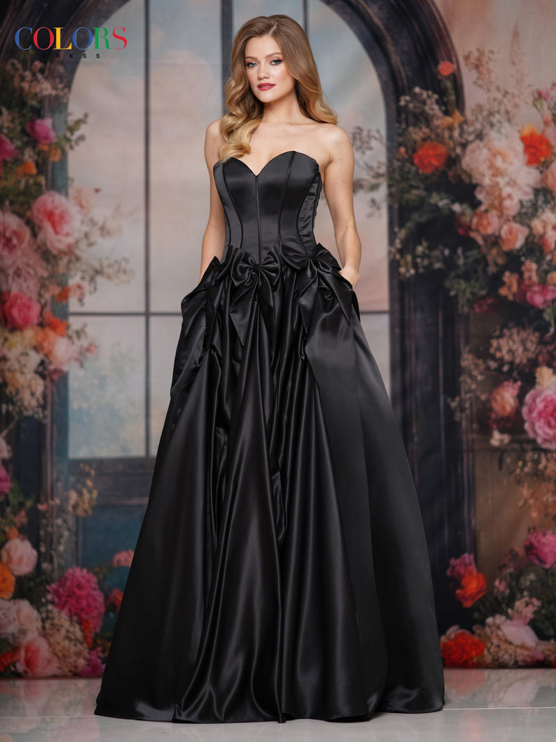 Colors Dress 3739_BLACK_F1