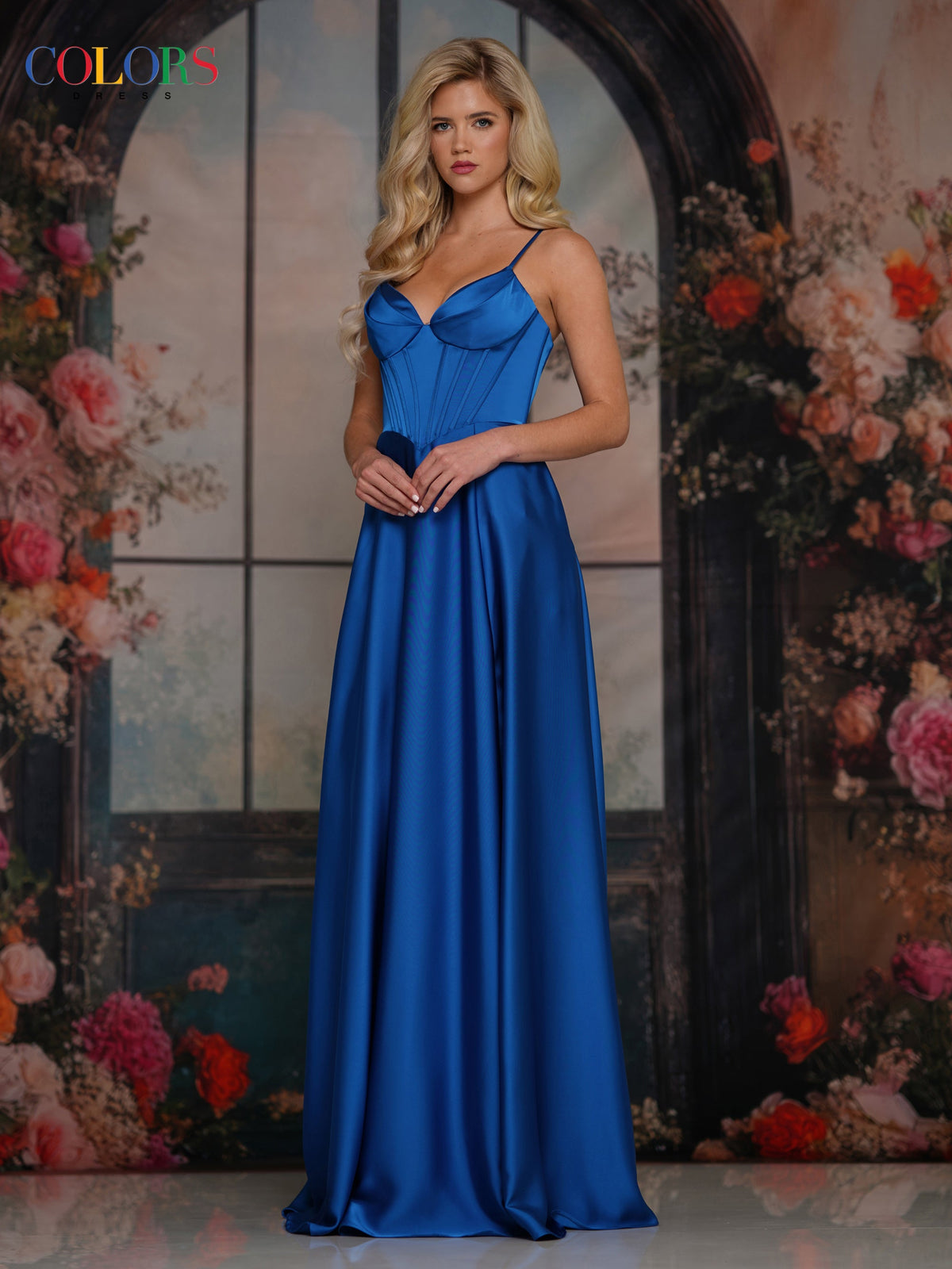 Colors Dress 3743_TEAL_F1