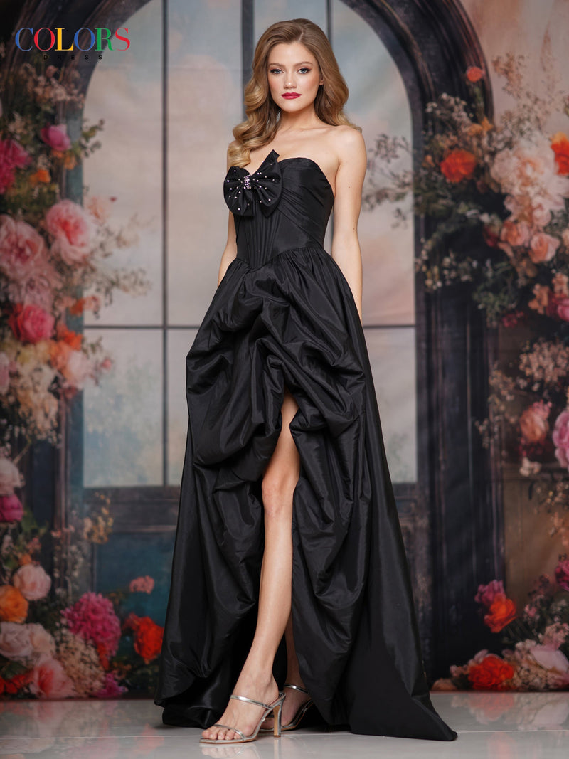 Colors Dress 3745_BLACK_F1