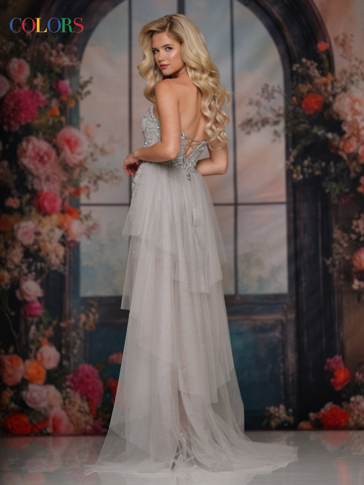 Colors Dress 3746_SILVER_B1