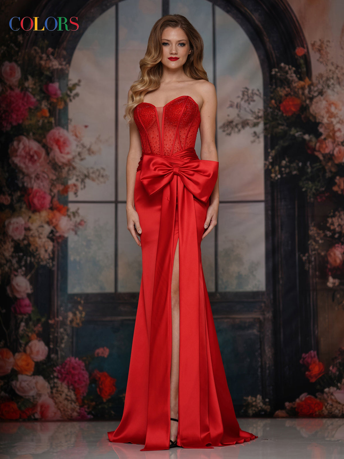 Colors Dress 3769_RED_F1