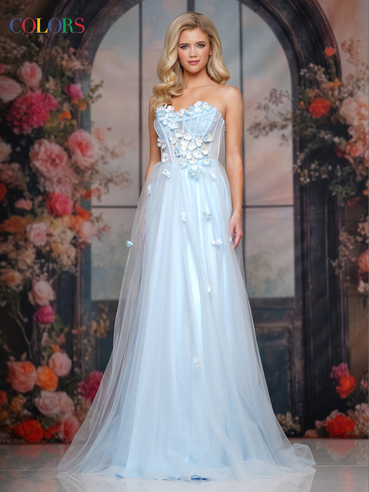 Colors Dress 3801_BLUE_F1