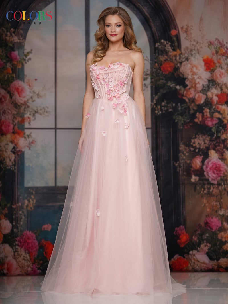 Colors Dress 3801_PINK_F1