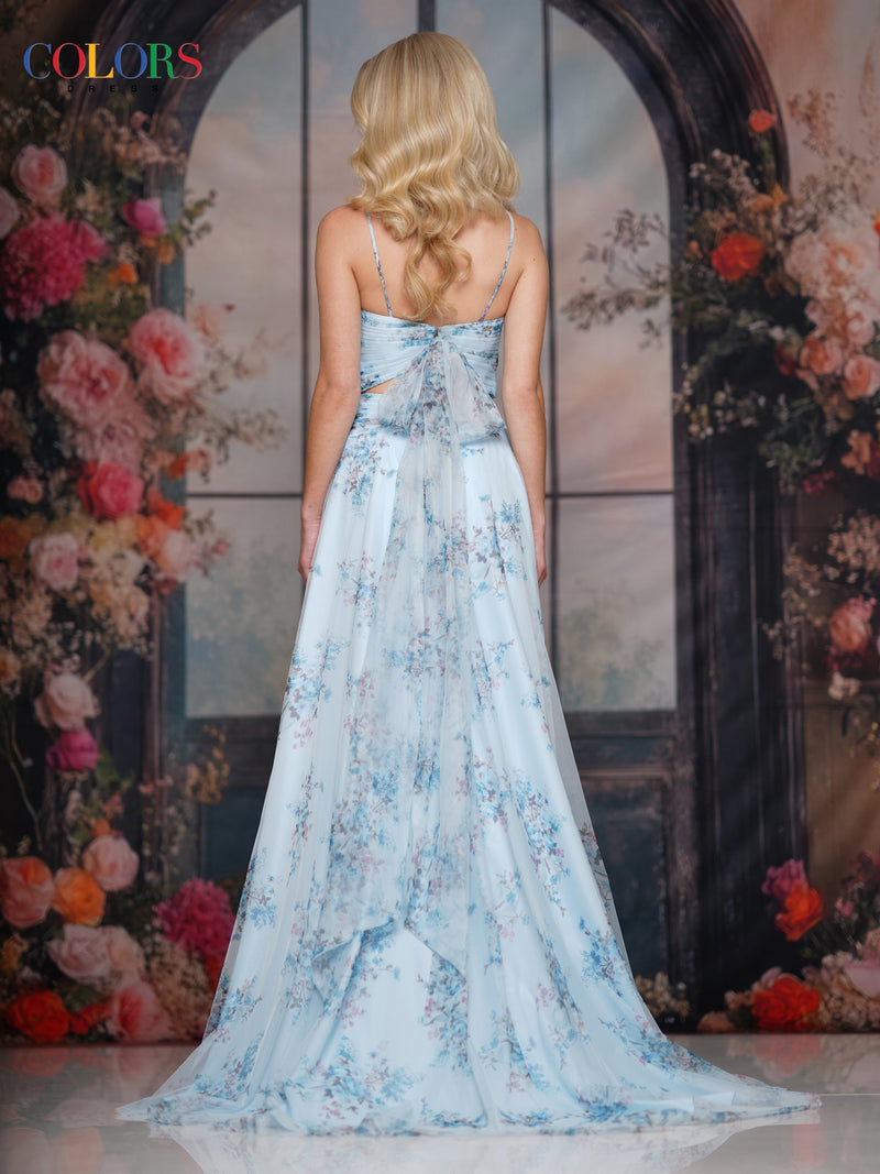 Colors Dress 3813_BLUE_MULTI_B1