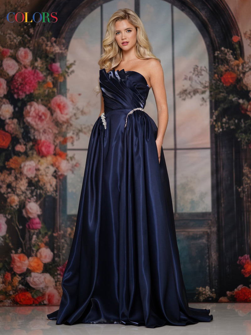 Colors Dress 3845_NAVY_F1