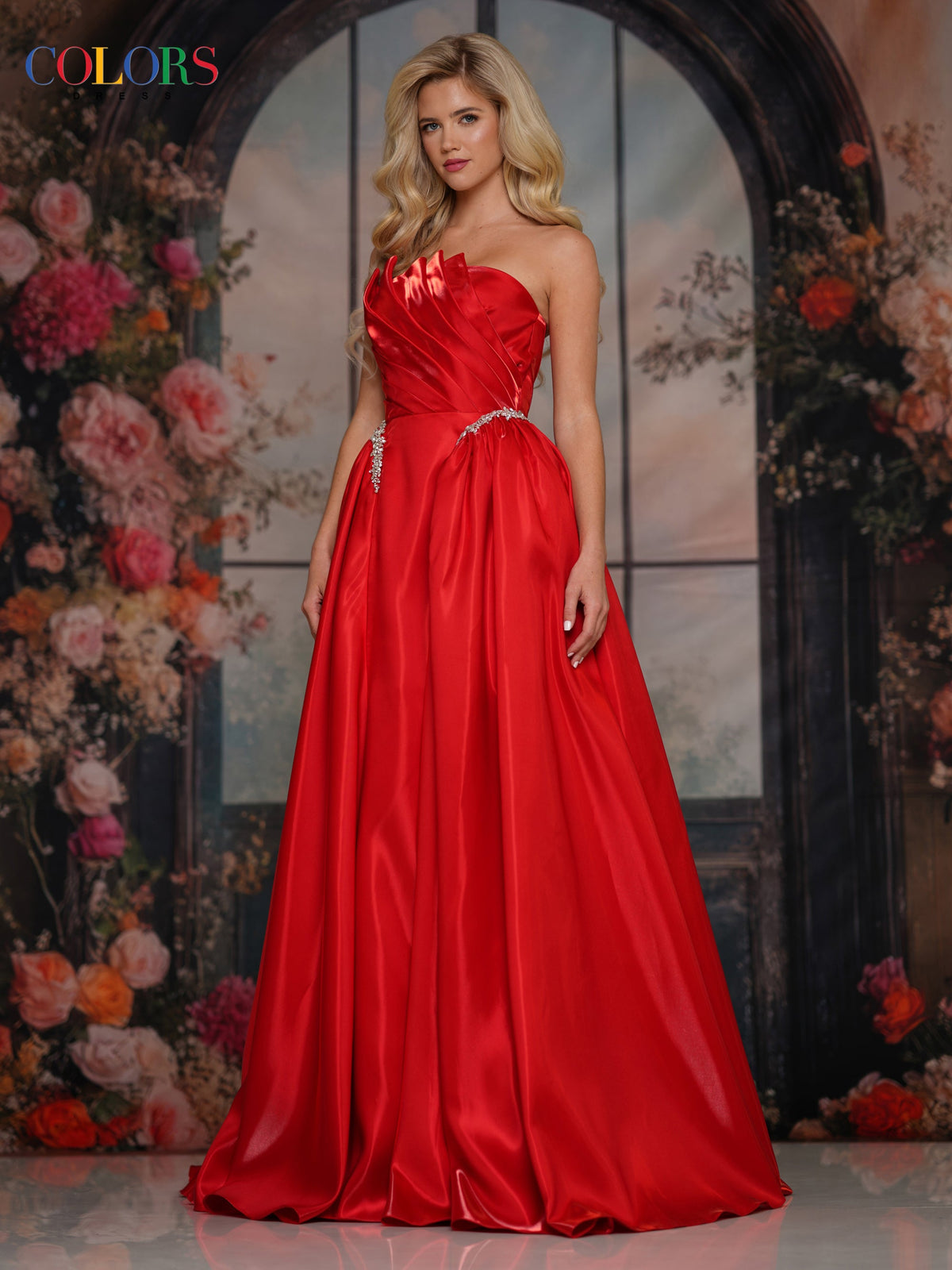 Colors Dress 3845_RED_F1