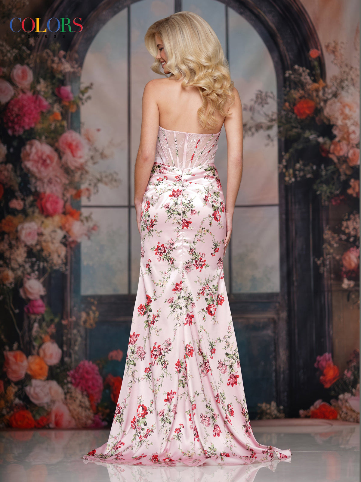 Colors Dress 3858_PINK_B1