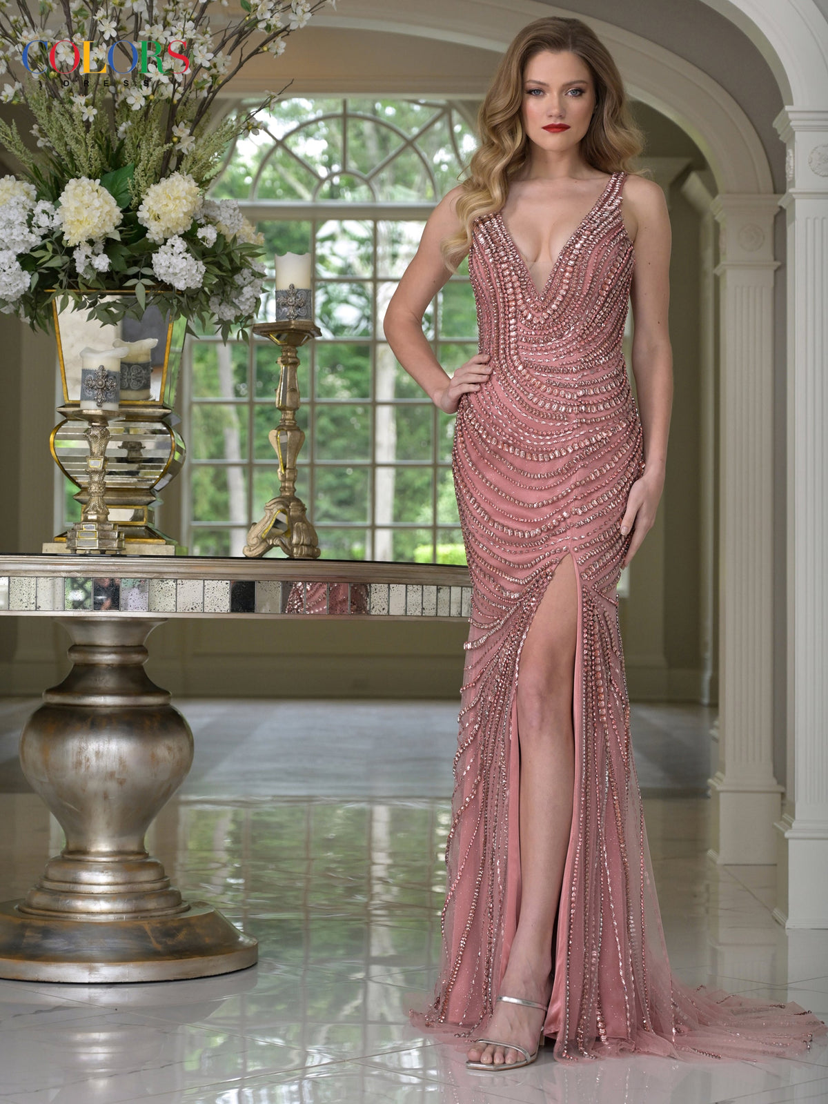 Colors Dress 3868_TERRACOTTA_F1