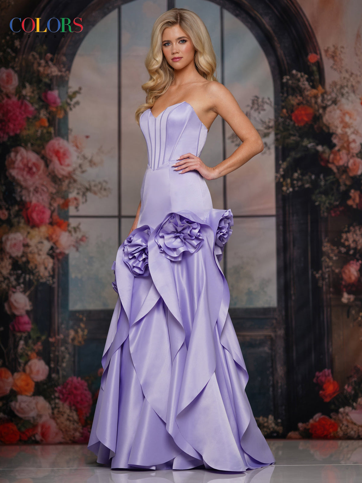Colors Dress 3880_LAVENDER_F1