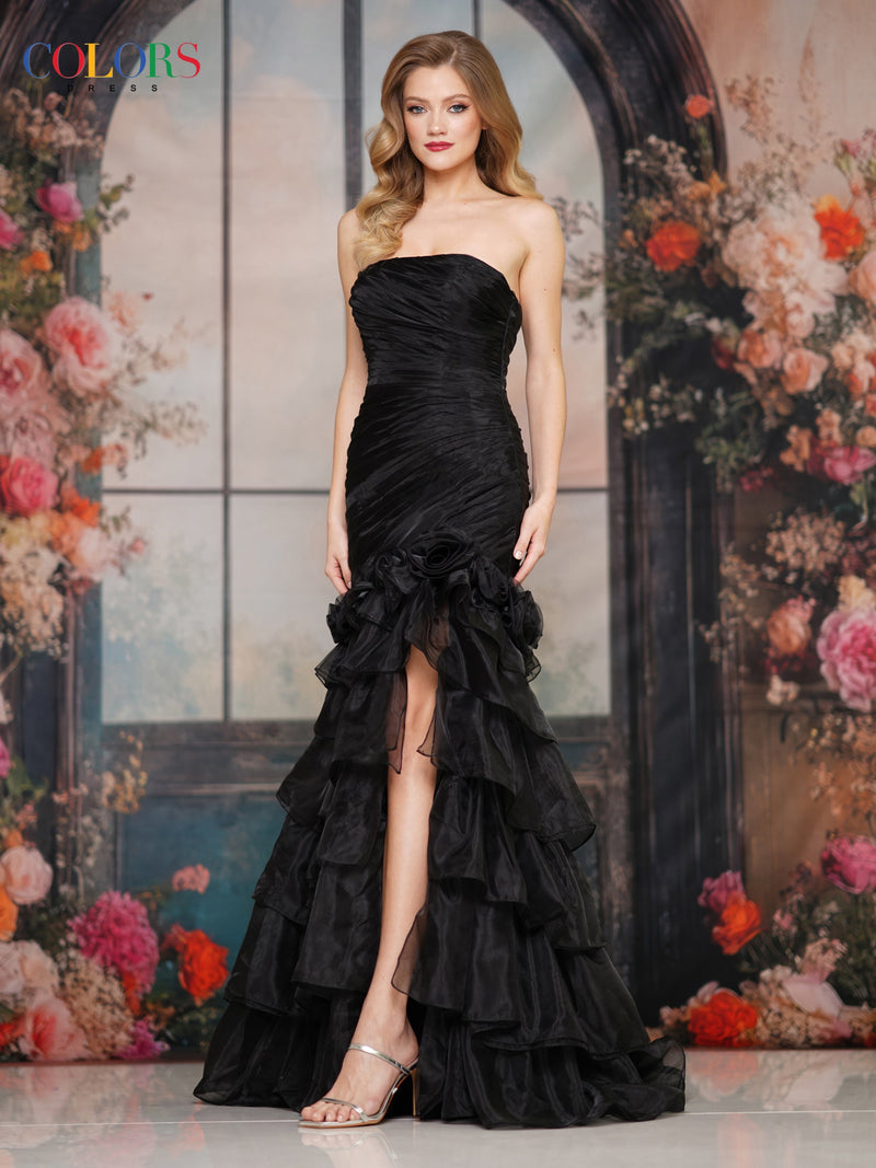 Colors Dress 3882_BLACK_F1