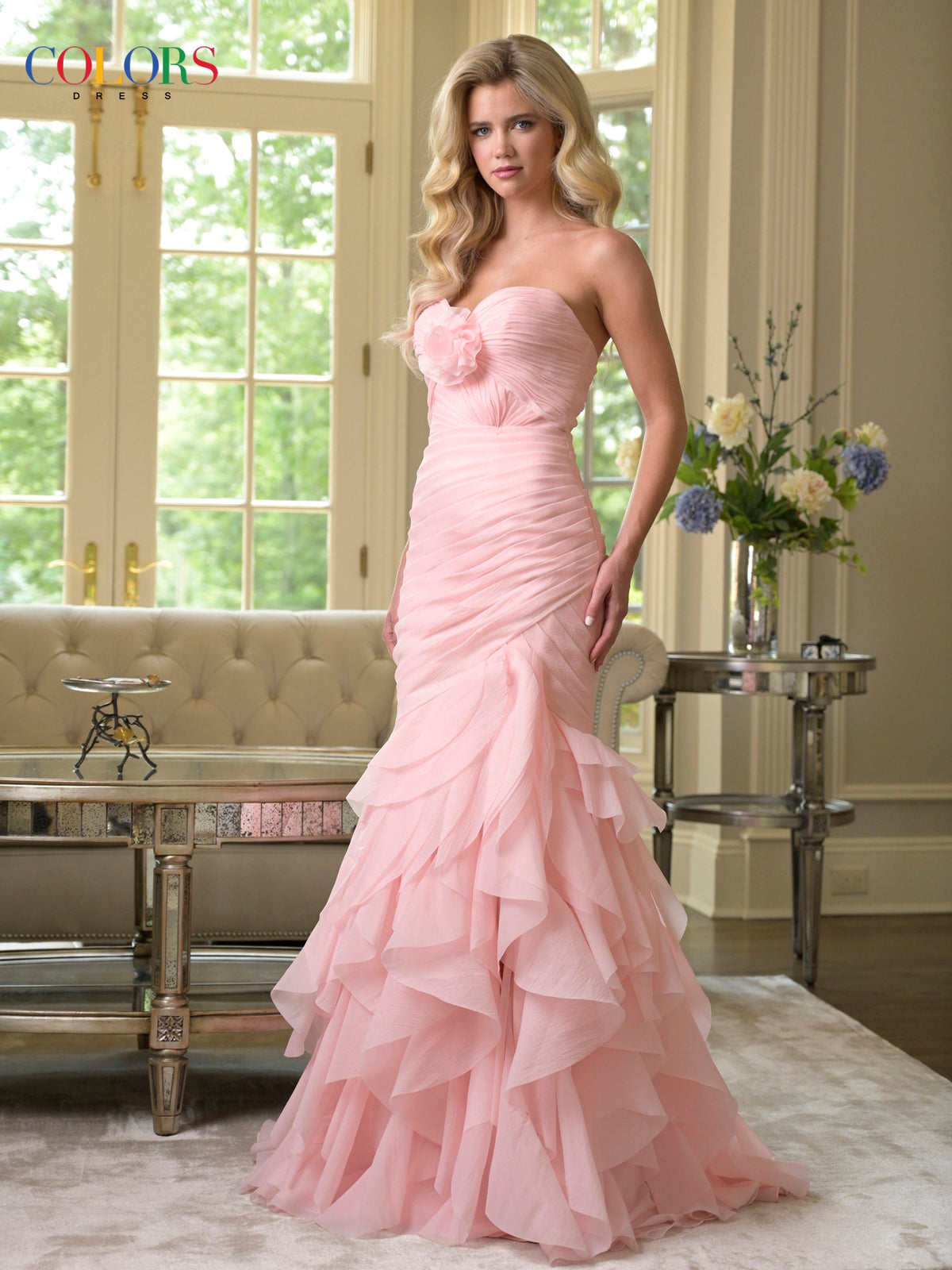 Colors Dress 3886_BLUSH_F1