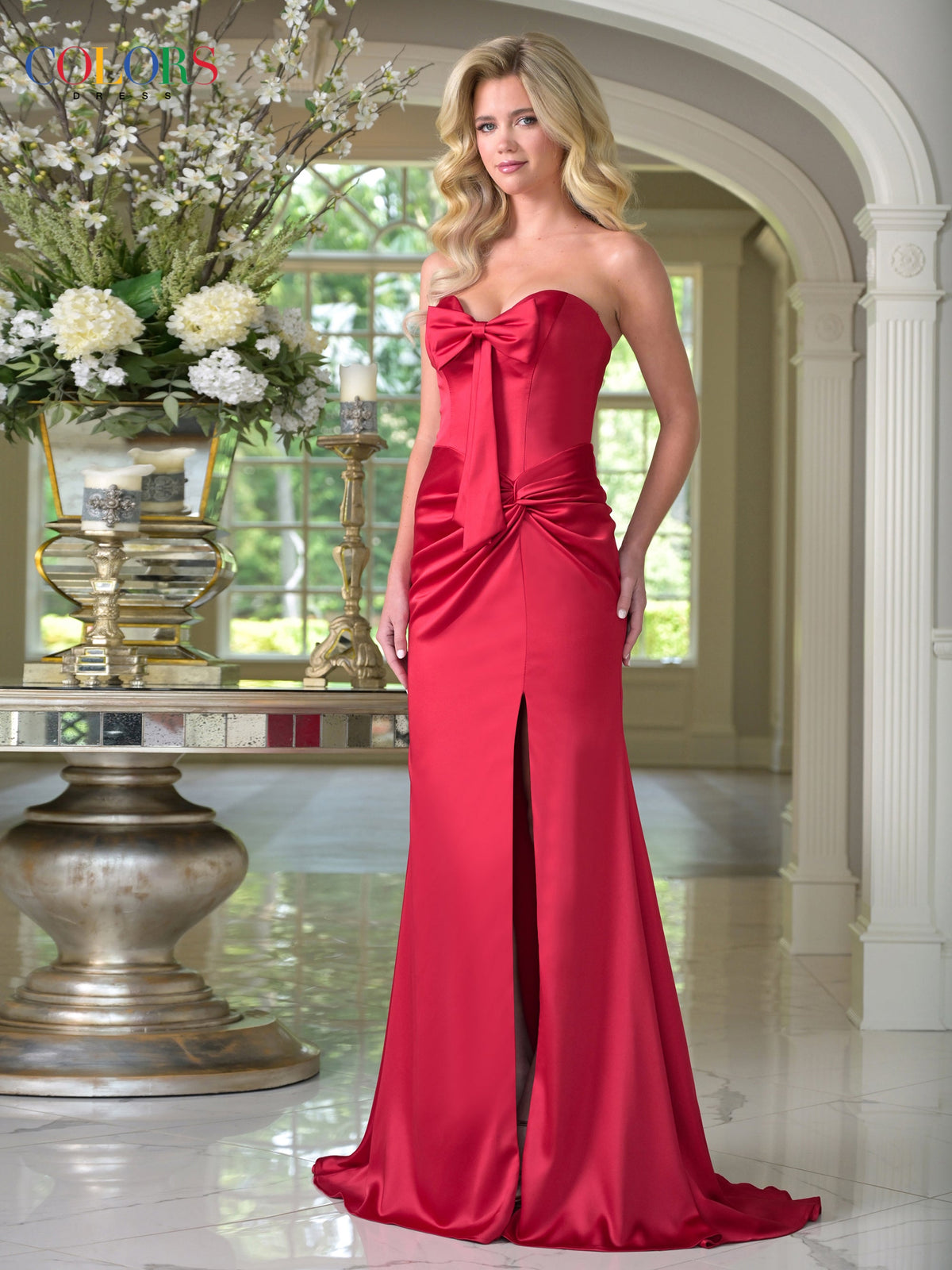 Colors Dress 3890_RED_F1