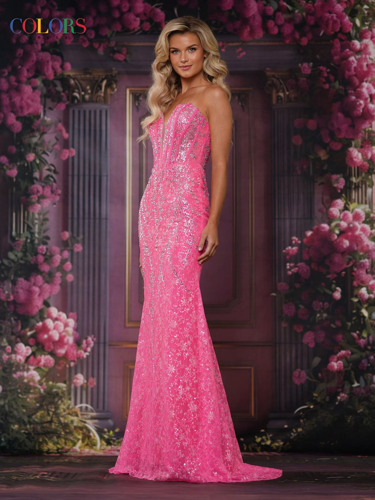 Colors Dress 3894_PINK_F1