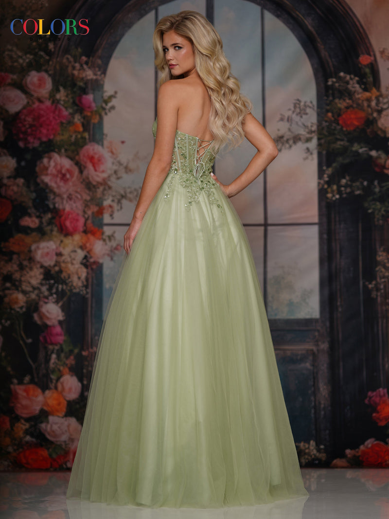 Colors Dress 3923_SAGE_B1