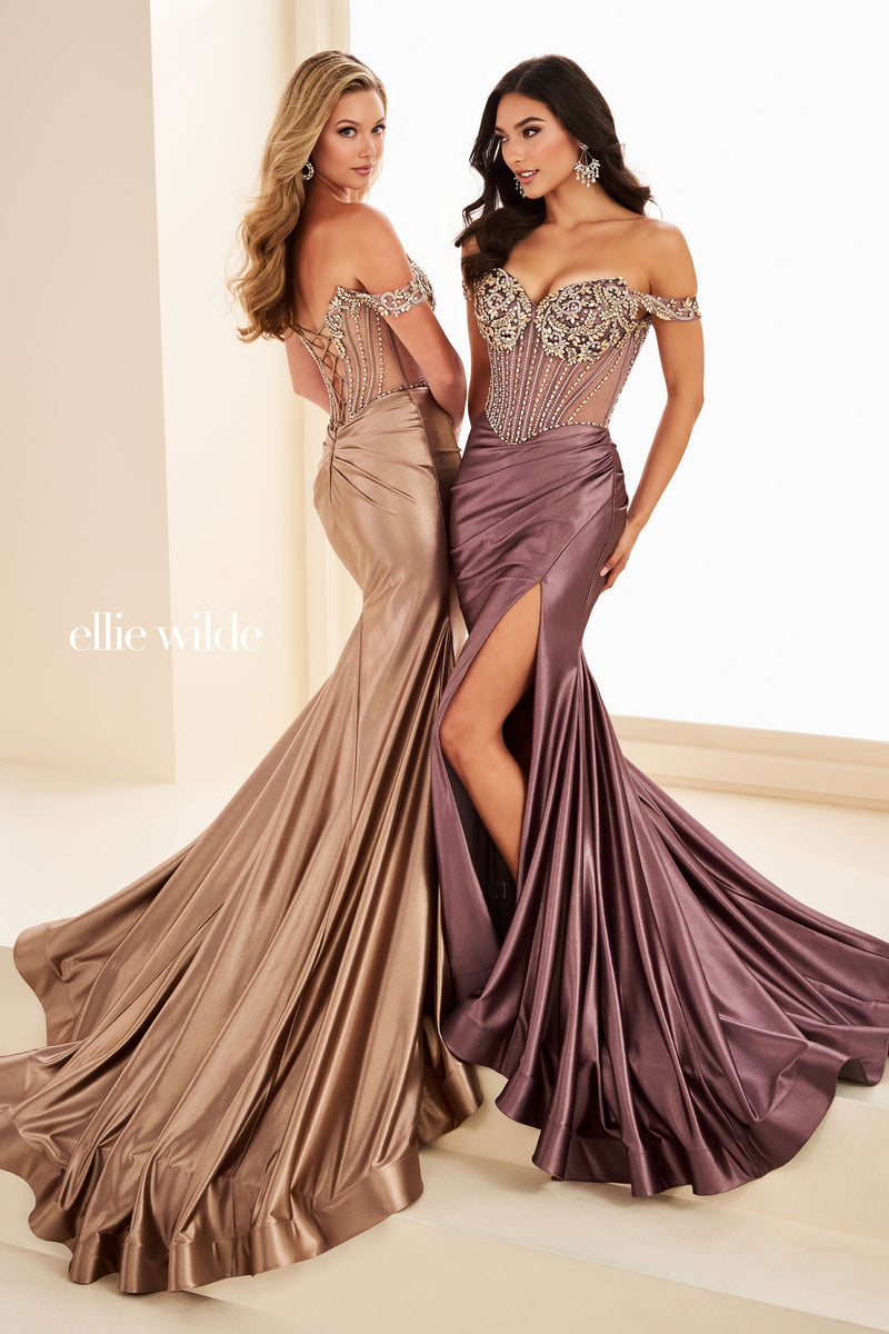 Ellie Wilde EW37016-frosted-bronze-frosted-plum-gold-d