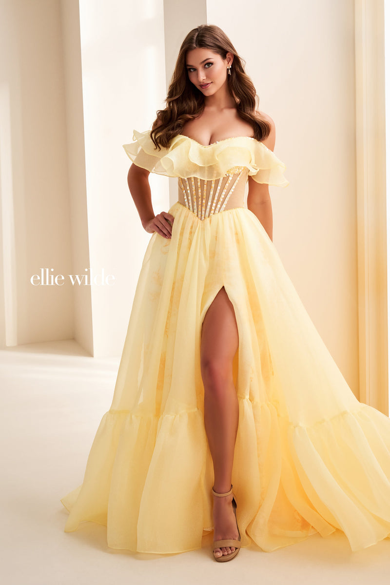 Ellie Wilde EW37029-canary-yellow-a