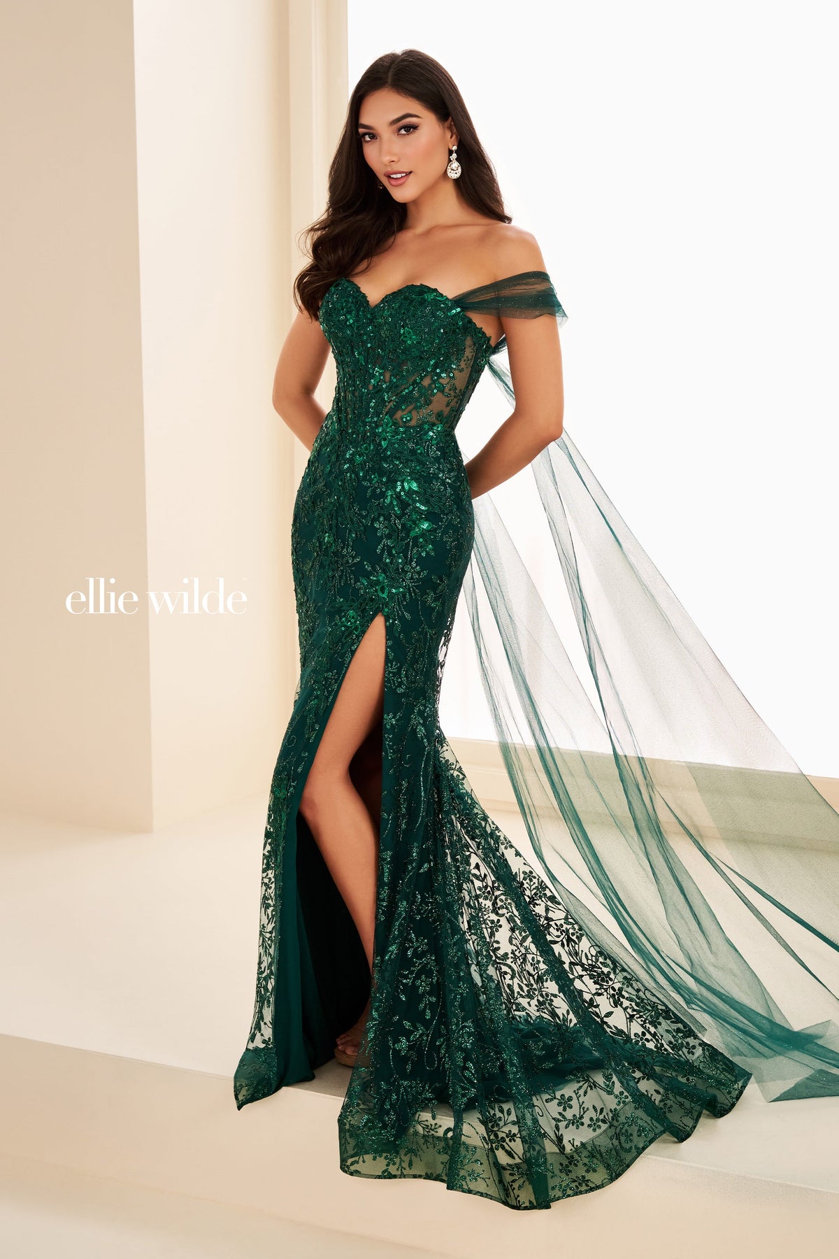 Ellie Wilde EW37030-emerald-c