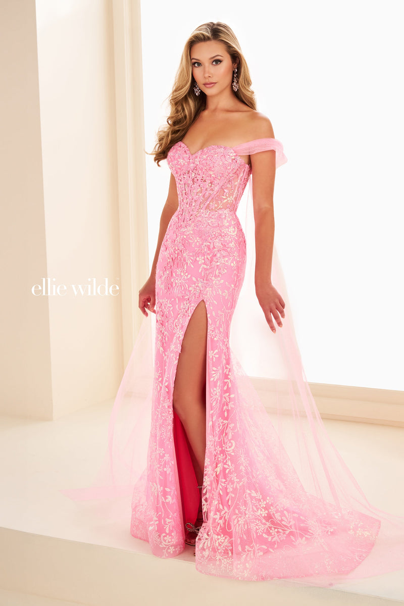 Ellie Wilde EW37030-hot-pink-a